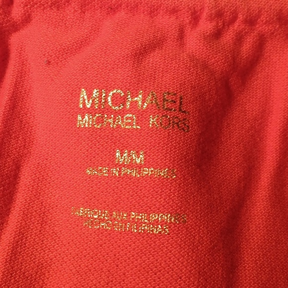 Michael Kors orange medium shirt - Picture 2 of 3
